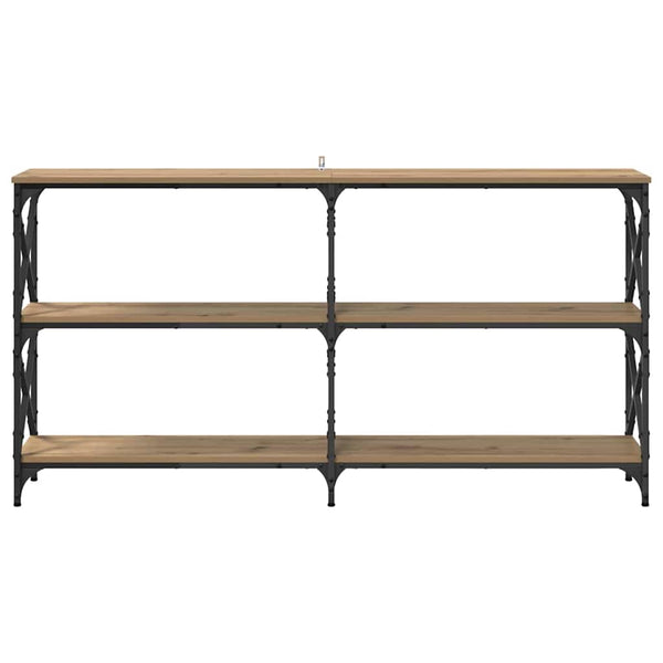 Konsolipöytä artesaani tammi 156 x 28 x 80,5 cm Tekninen puu