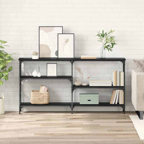 Konsolipöytä Musta tammi. 150 x 29 x 76,5 cm Tekninen puu