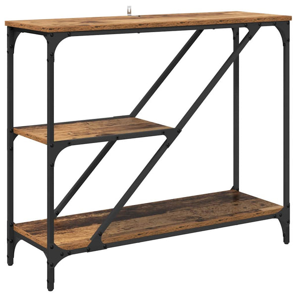 Konsolipöytä Vanha Puu 88,5 x 30 x 75 cm Tekninen puu