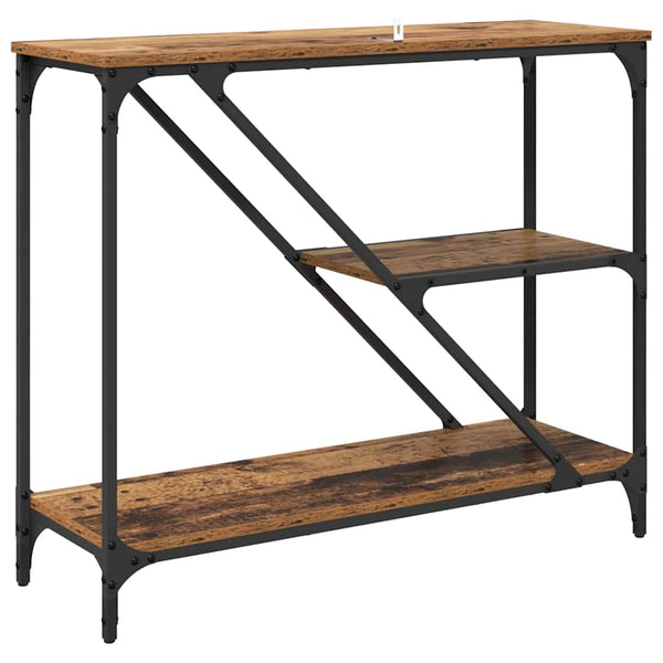 Konsolipöytä Vanha Puu 88,5 x 30 x 75 cm Tekninen puu