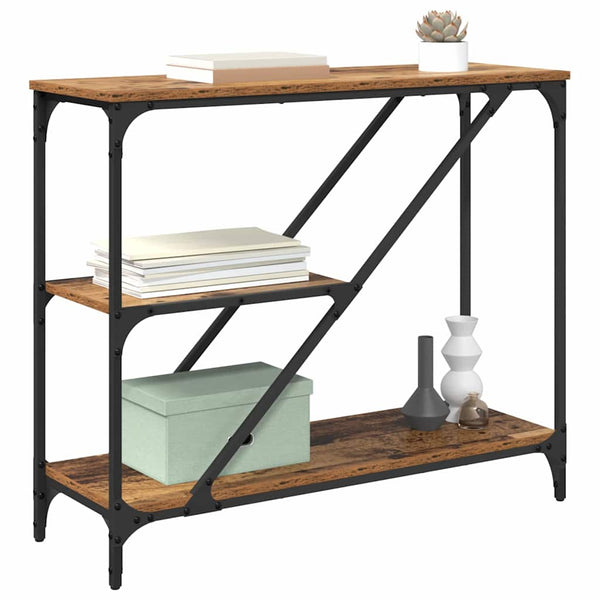 Konsolipöytä Vanha Puu 88,5 x 30 x 75 cm Tekninen puu