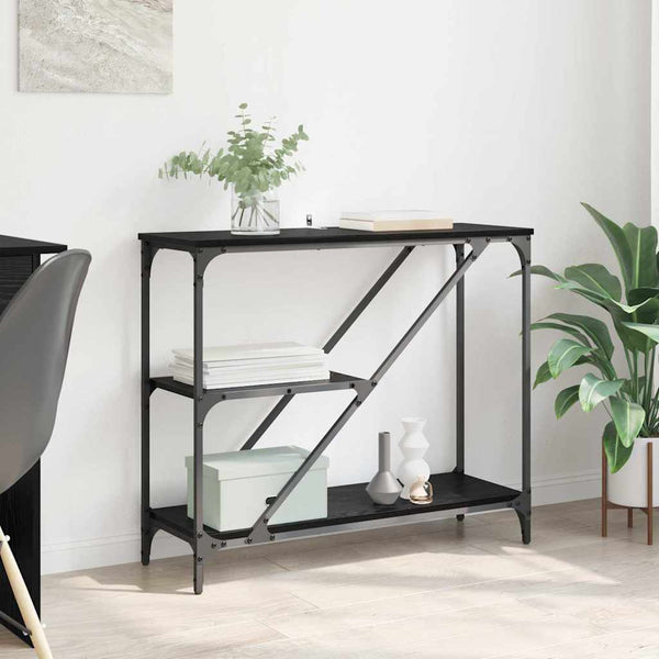 Konsolipöytä Musta tammi. 88,5 x 30 x 75 cm Tekninen puu