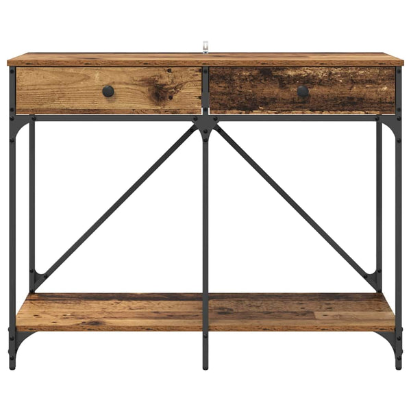 Konsolipöytä Vanha Puu 100 x 39 x 78,5 cm Tekninen puu