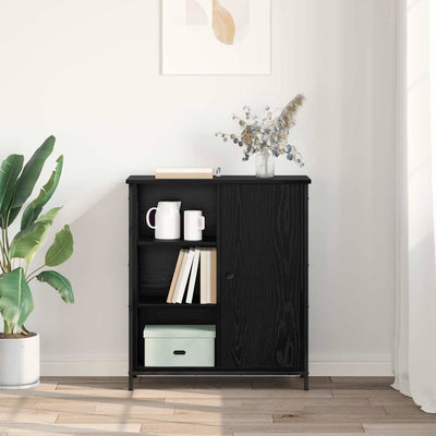 Sivupöytä Musta tammi. 70 x 30 x 80 cm Tekninen puu