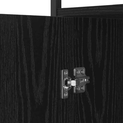 Sivupöytä Musta tammi. 100 x 35 x 80 cm Tekninen puu