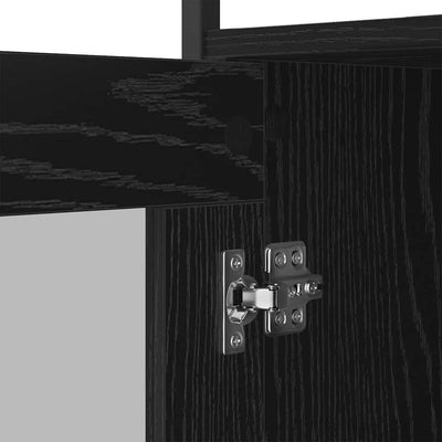 Sivupöytä Musta tammi. 100 x 35 x 80 cm Tekninen puu