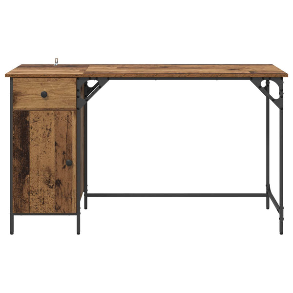 Tietokonepöytä Vanha Puu 131 x 48 x 75 cm Tekninen puu