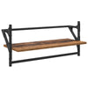 Seinähyllysetti 6 kpl Vanha Puu 100 x 25 x 30 cm Tekninen puu