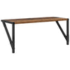 Seinähyllyt 2 kpl Vanha Puu 60 x 25 x 25,5 cm Tekninen puu