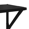 Seinähyllyt 2 kpl Musta tammi. 60 x 25 x 25,5 cm Tekninen puu