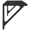 Seinähyllyt 2 kpl Musta tammi. 60 x 25 x 25,5 cm Tekninen puu