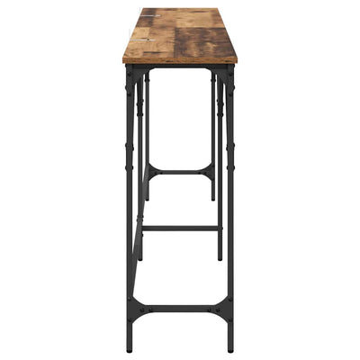 Konsolipöytä Istiriea 180x29x75cm (vanha puu, puinen)