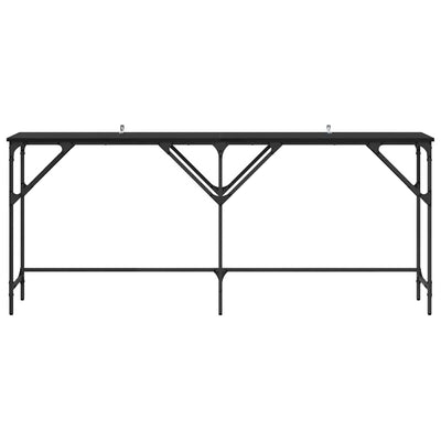 Musta tammi konsolipöytä Londyn 180x29x75cm (puinen)