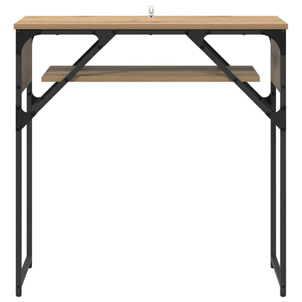 Konsolipöytä artesaani tammi 75x30x75cm Tekninen puu