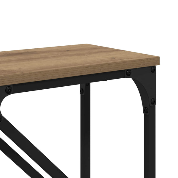 Konsolipöytä 2 kpl Artisan tammi 100 x 28 x 75 cm Tekninen puu