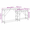 Konsolipöytä 2 pcs Musta tammi. 100 x 28 x 75 cm Tekninen puu