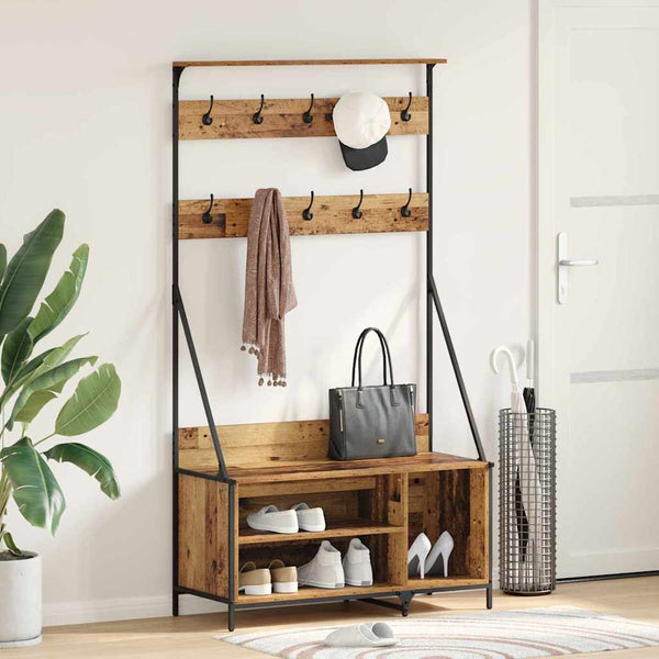 Vaateväline Vanha Puu 100 x 41 x 184 cm Tekninen puu