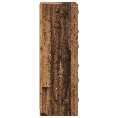 Korkea kaappi Vanha Puu 35 x 37 x 109 cm Tekninen puu