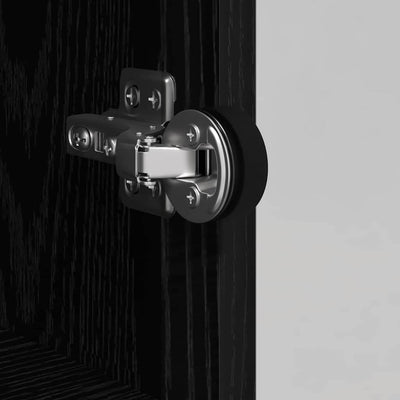 Korkea kaappi Musta tammi. 35 x 37 x 109 cm Tekninen puu