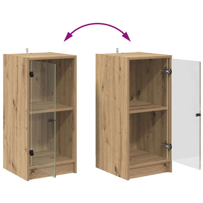 Artesaani tammi sivupöytä Bectemir 35x37x76cm (puinen)