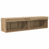 TV-kaapit 2 pcs Artisan tammi 60 x 30 x 30 cm Tekninen puu