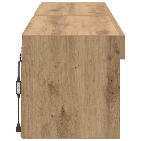 TV-kaapit 2 pcs Artisan tammi 60 x 30 x 30 cm Tekninen puu