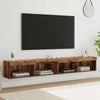 TV-seinähyllyt Panama 2 pcs Vanha puu 100 x 30 x 30 cm