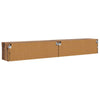 TV-seinähyllyt Panama 2 pcs Vanha puu 100 x 30 x 30 cm