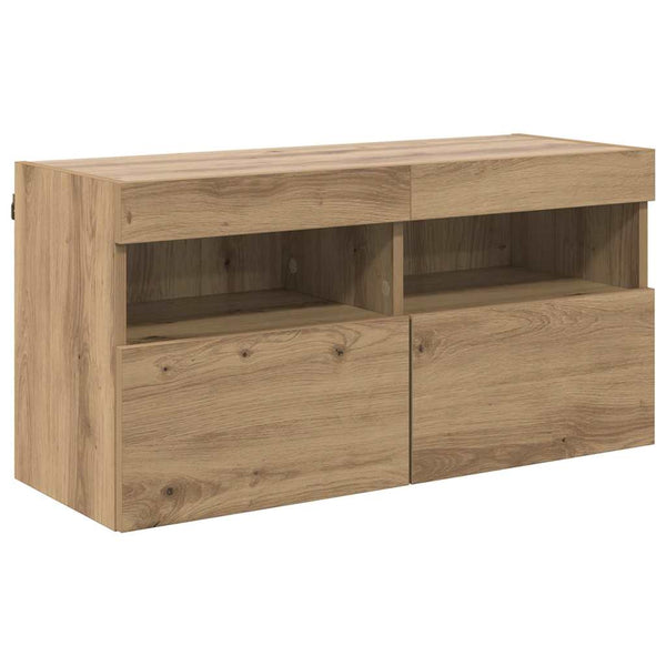 TV-seinäkaappi Artisan tammi 80 x 30 x 40 cm Tekninen puu