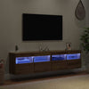TV-seinähyllyt 2 pcs Artisan tammi 80 x 30 x 40 cm Tekninen puu