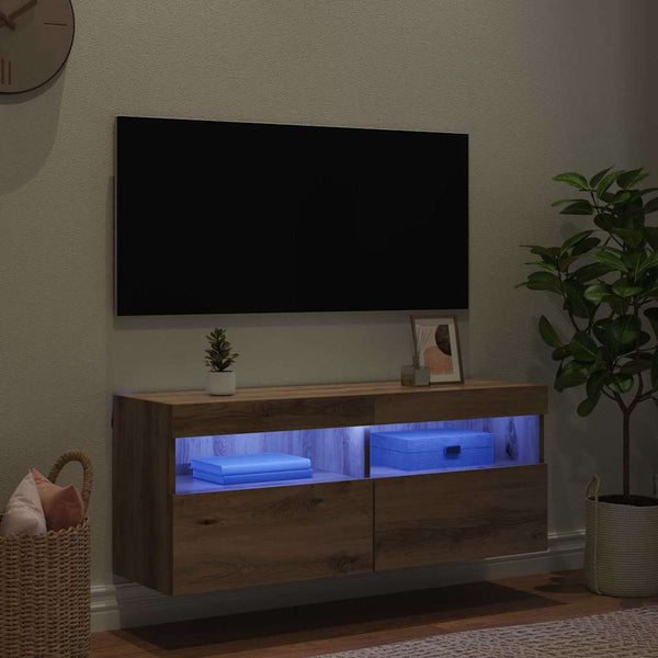 TV-seinäkaappi Artisan tammi 100 x 30 x 40 cm Tekninen puu