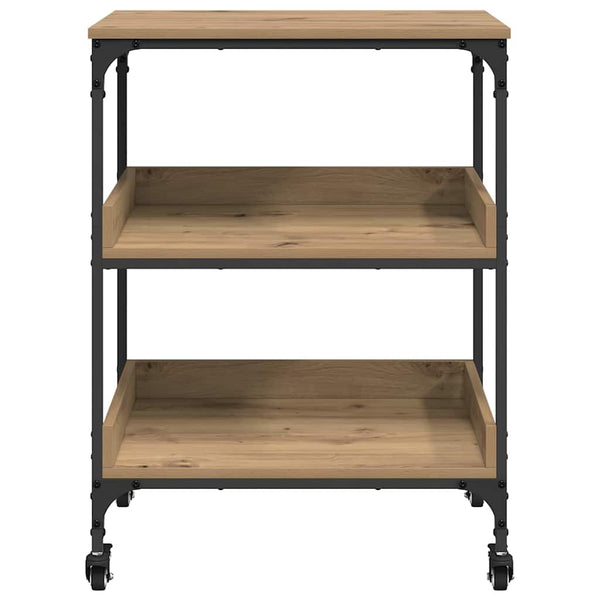 Keittiövaunu Artisan tammi 60 x 41 x 80.5 cm Tekninen puu