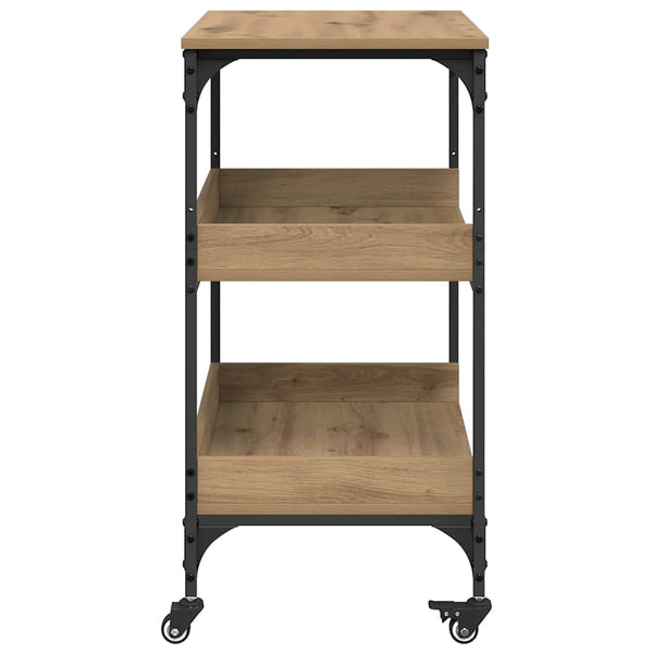 Keittiövaunu Artisan tammi 60 x 41 x 80.5 cm Tekninen puu
