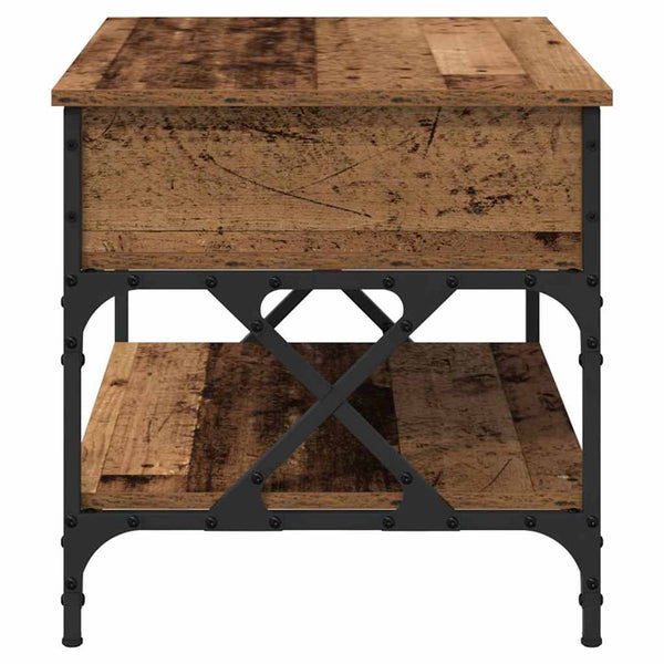 Sohvapöytä Vanha Puu 70x50x50cm Tekninen puu