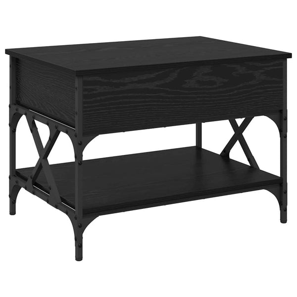 Sohvapöytä Musta tammi. 70x50x50cm Tekninen puu