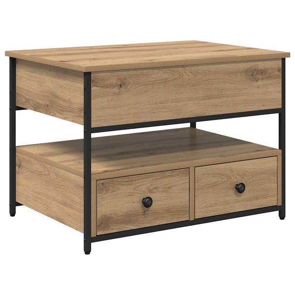 Sohvapöytä artesaani tammi 70x50x50cm Tekninen puu