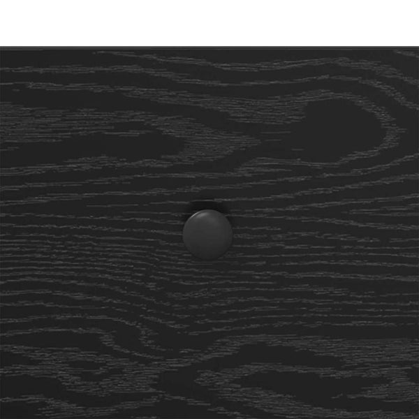 Sohvapöytä laatikon kanssa Musta tammi 70x50x50cm Tekninen puu