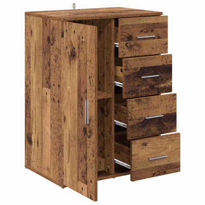 Sivupöytä Vanha Puu 59 x 39 x 80 cm Tekninen puu