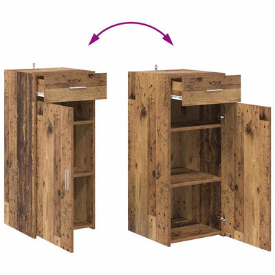 Artesaani tammi sivupöytä Medeea 42.5x40x93cm (puinen)