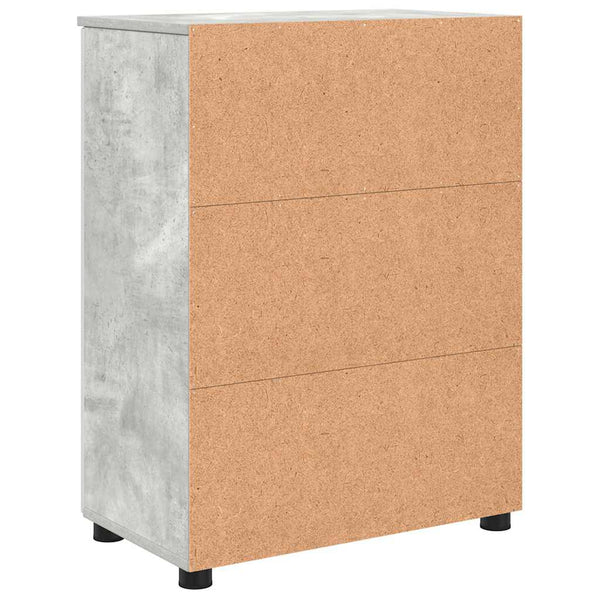 Kylpyhuonekaappi Betoni Harmaa 60 x 35 x 80 cm
