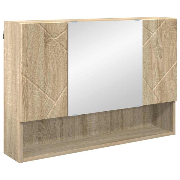 Peilikaappi ovella Sonoman tammi 80 x 17 x 55 cm Tekninen puu