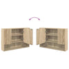 Peilikaappi ovella Sonoman tammi 80 x 17 x 55 cm Tekninen puu