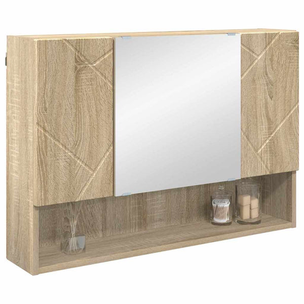 Peilikaappi ovella Sonoman tammi 80 x 17 x 55 cm Tekninen puu