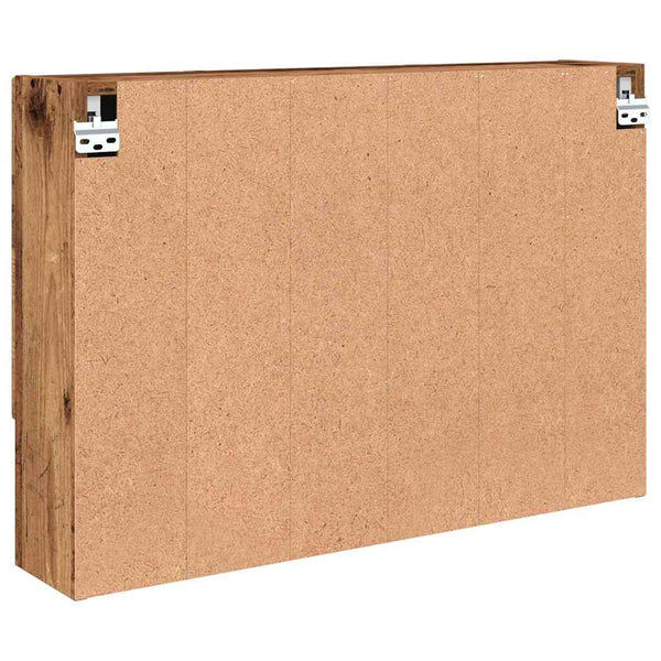 Peilikaappi ovella Vanha puu 80 x 17 x 55 cm Tekninen puu