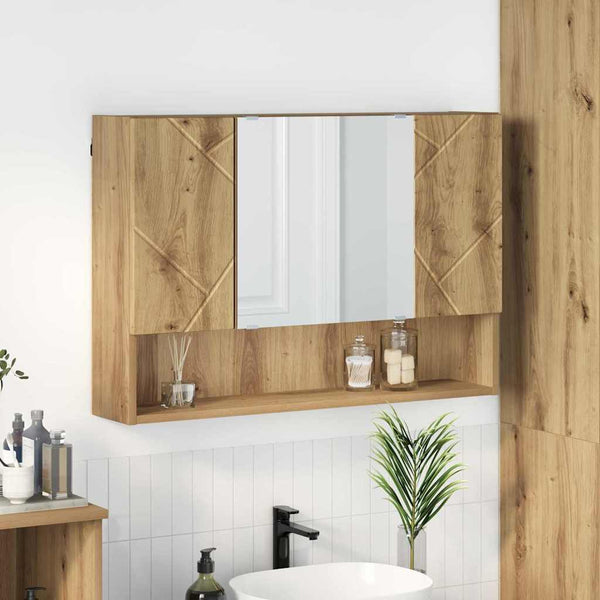 Peilikaappi ovella Artisan tammi 80 x 17 x 55 cm Tekninen puu