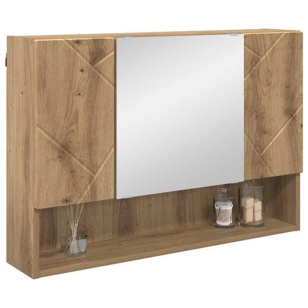 Peilikaappi ovella Artisan tammi 80 x 17 x 55 cm Tekninen puu