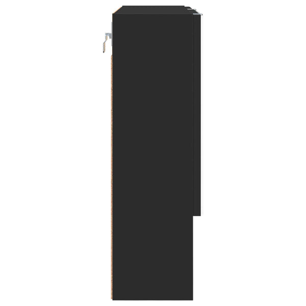 Peilikaappi Musta 59 x 17 x 55 cm Tekninen puu