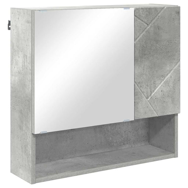Peilikaappi Betoni Harmaa 59 x 17 x 55 cm Tekninen puu