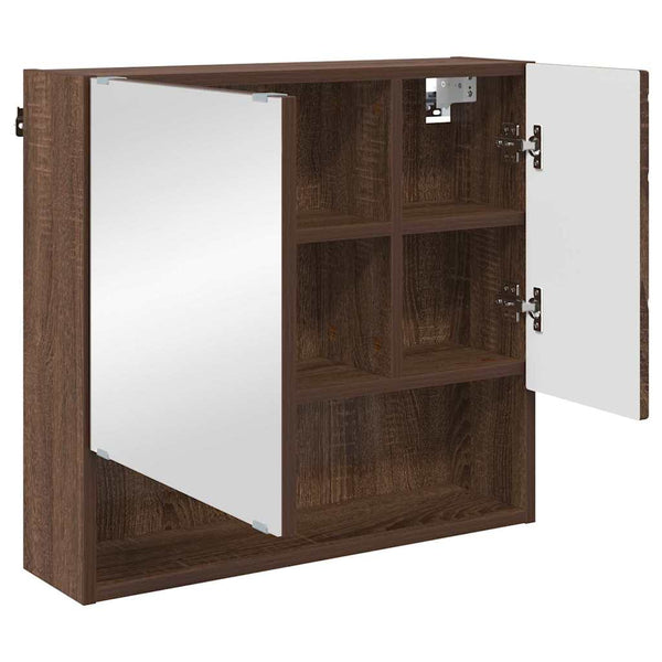 Peilikaappi Ruskea tammi 59 x 17 x 55 cm Tekninen puu