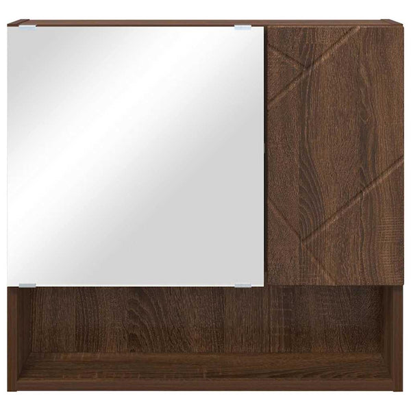 Peilikaappi Ruskea tammi 59 x 17 x 55 cm Tekninen puu